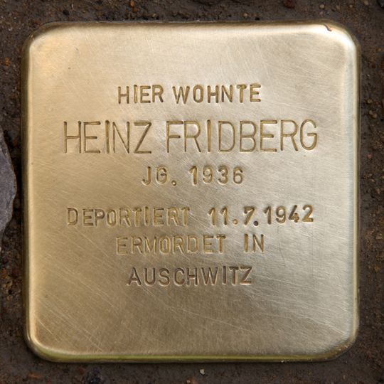 Stolperstein voor Heinz Fridberg