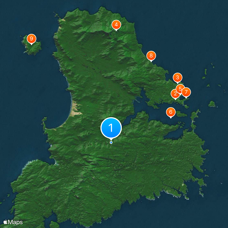Stewart Island/Rakiura Map