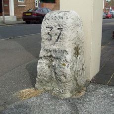 Junction Of London Road And Meadow Road Milestone  Milestone