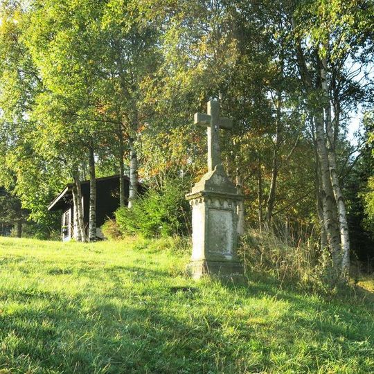 Kříž u rozcestí v centru Nového Města