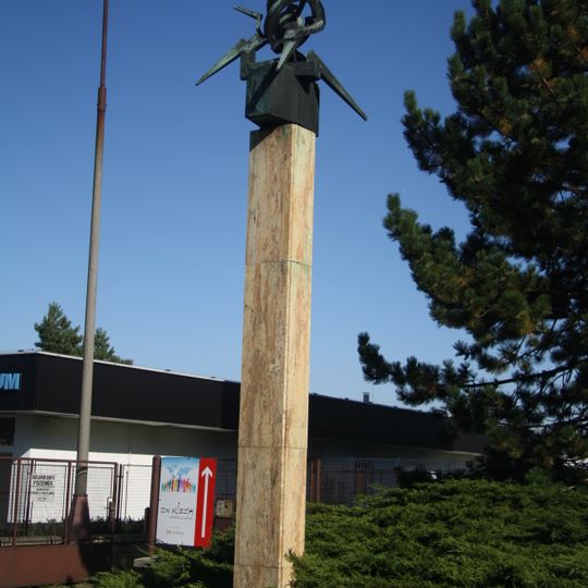 Column near Telekomunikační budova