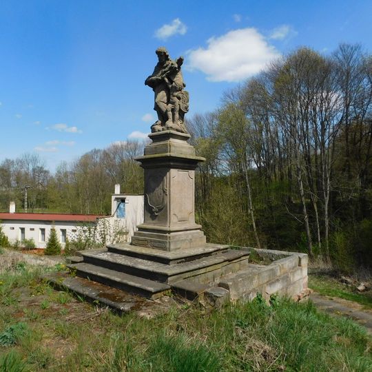 Socha svatého Jana Nepomuckého u Finklova rybníka v Petrohradě