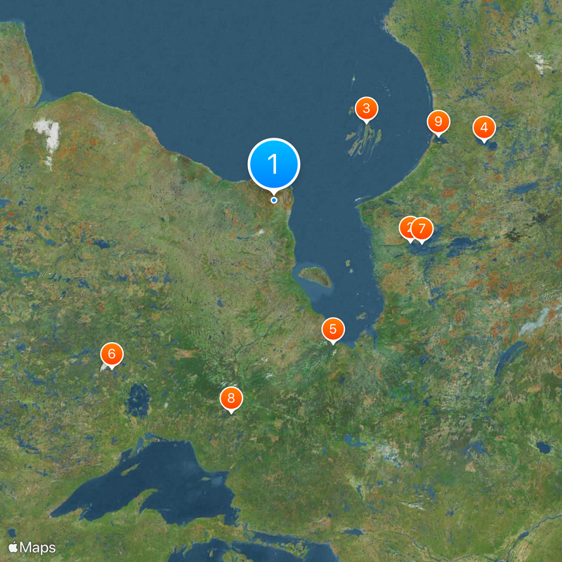 Hudson Bay Lowlands Map