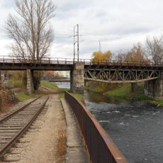 Železniční most přes Svitavu a Svitavskou pobřežní dráhu