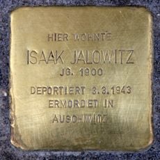 Stolperstein en memoria de Isaak Jalowitz