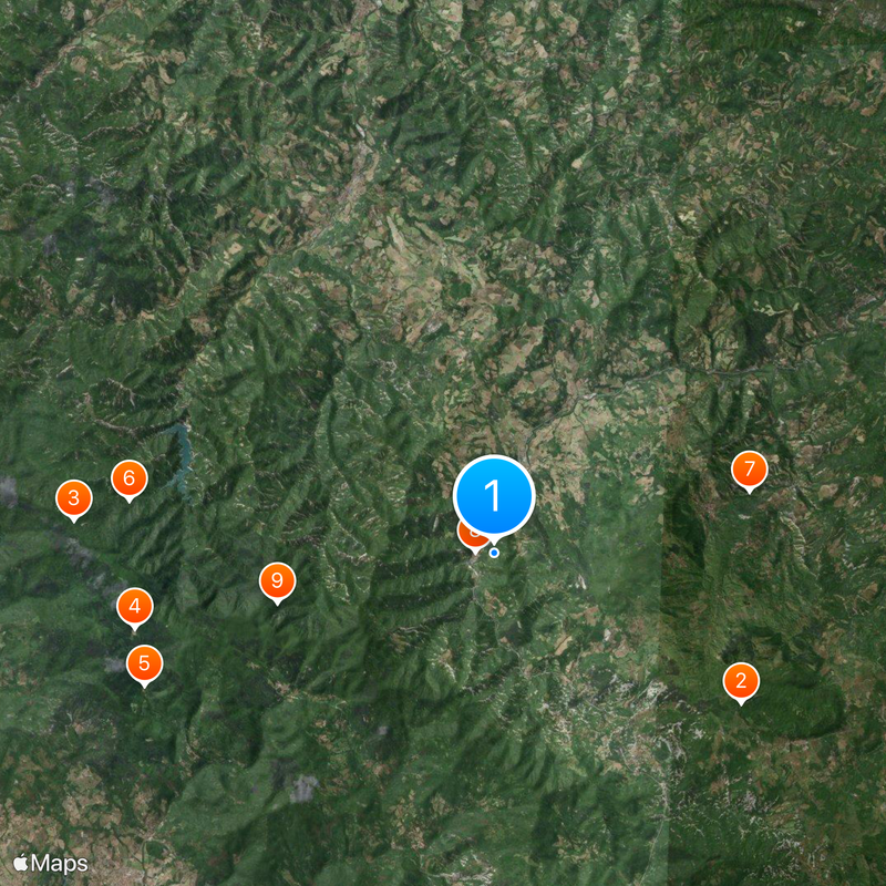 Bagno di Romagna Map