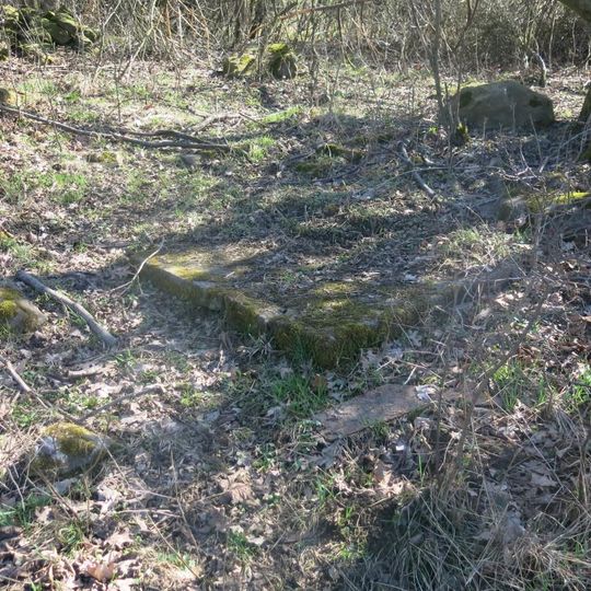 Kříž u polní cesty východně od Velkého Chvojna