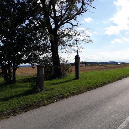 Wayside cross in Protivín