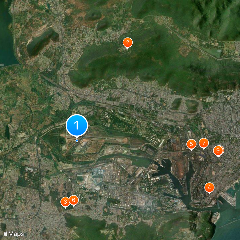 Visakhapatnam International Airport Map