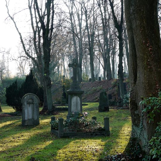 Park und Alter Friedhof an der Straße Lohscheidt