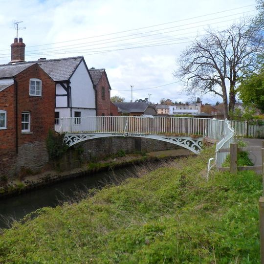 Footbridge Over River Lugg And Associated Guard Rails