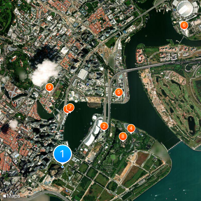 Marina Bay Map