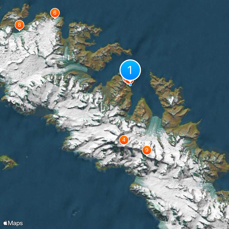 King Edward Point Map