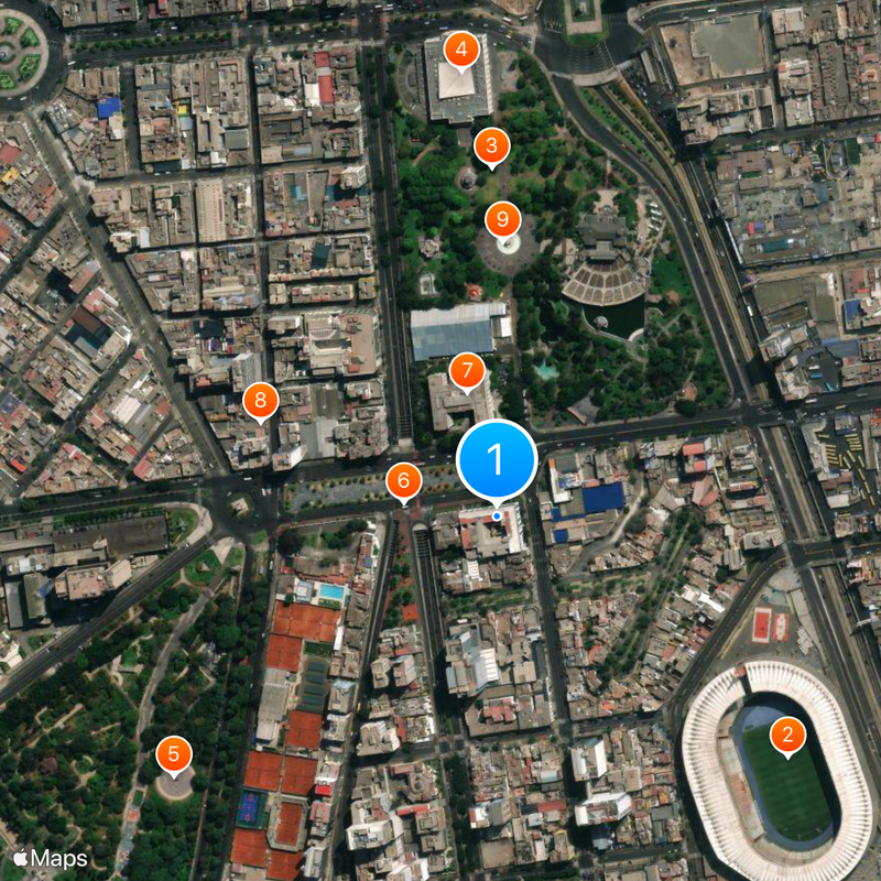 Universidad Tecnológica del Perú Map