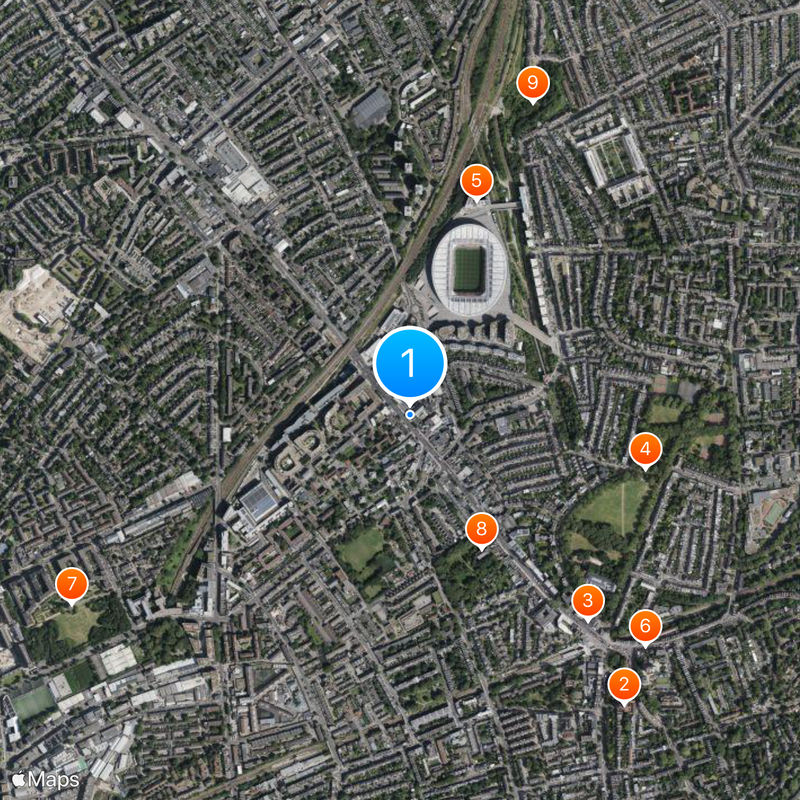 London Metropolitan University Map