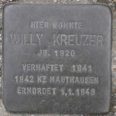 Stolperstein à la mémoire de Willy Kreuzer