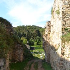 Hrad Divín, Divínsky hrad, brána opevnenia