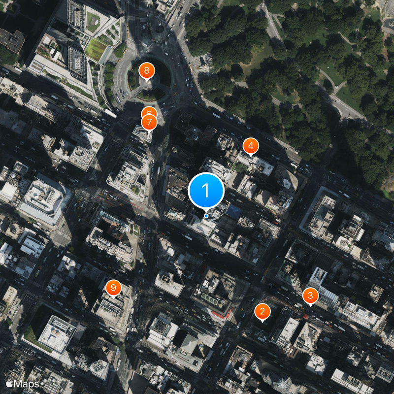 Central Park Tower Carte