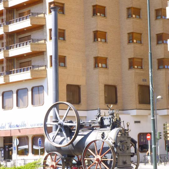 Locomotiva a tender separato, attrazione turistica, locomotiva