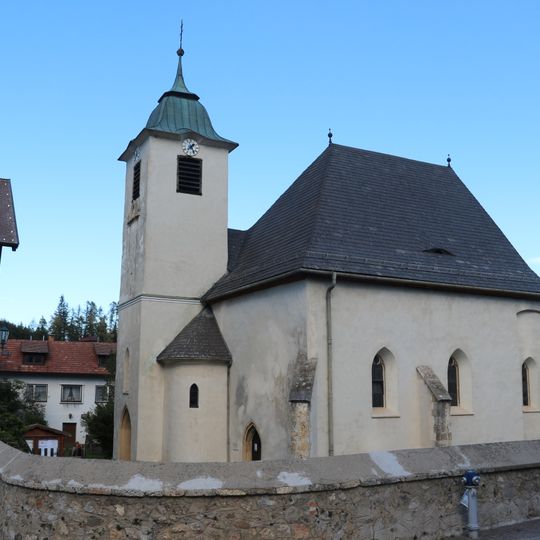 Kath. Pfarrkirche hl. Ägydius mit Kirchhofmauer