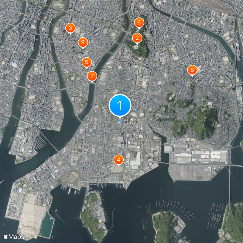 Universidad de la Prefectura de Hiroshima Mapa