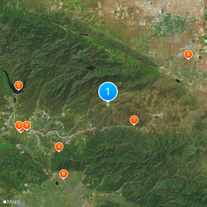 Agua Dulce Map