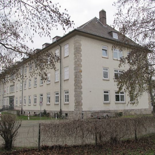 Accommodation building II of the former Prinz-Albrecht-Kaserne