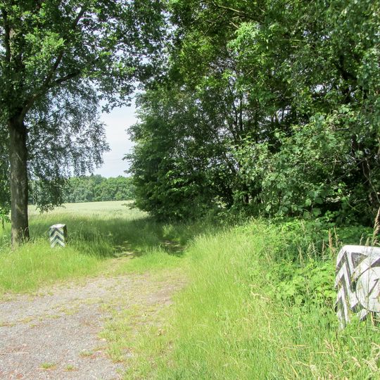 Sächsisch-Preußischer Grenzstein: Pilarpaar Nr. 11