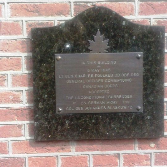 Plaquette Hotel De Wereld