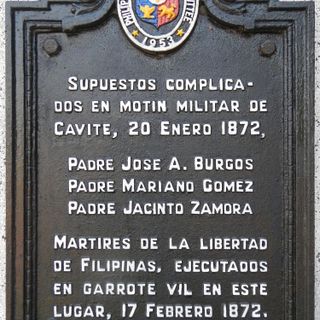 Gomburza execution site historical marker