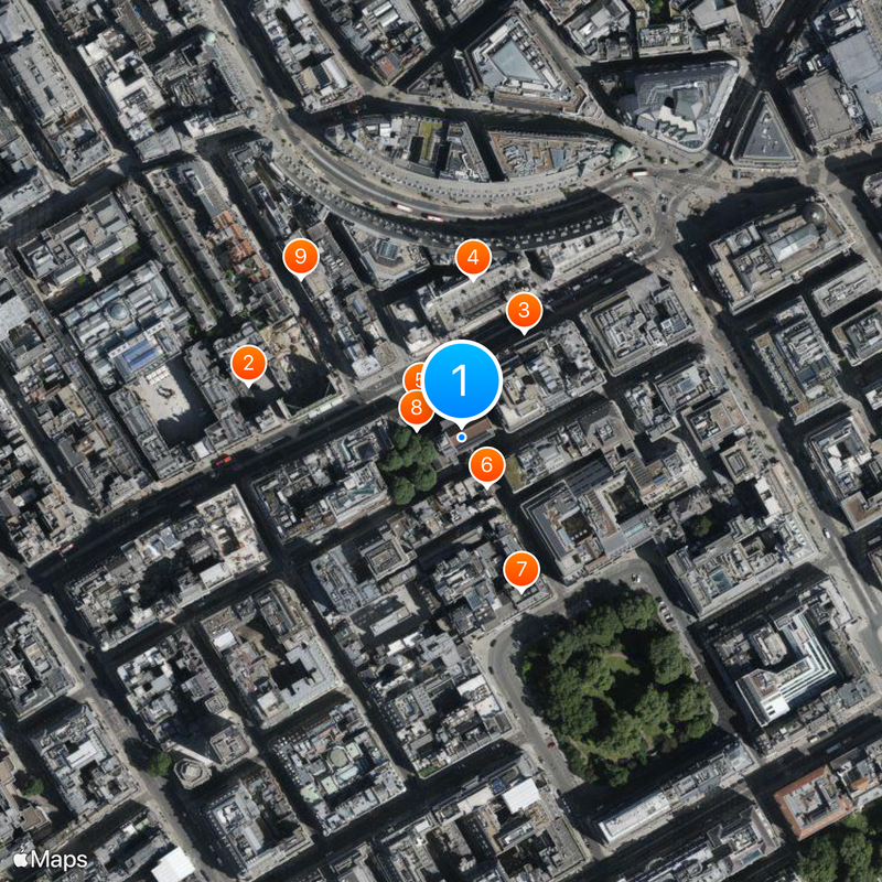 St James’s Church, Piccadilly Map