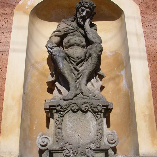 Statue of Pensive Christ in Tursko