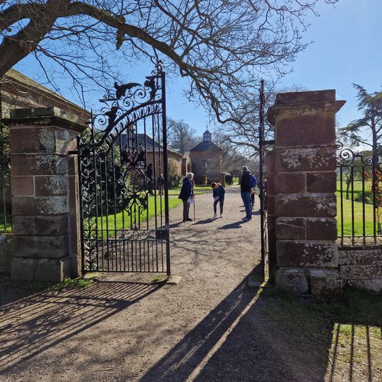 Low Wall, Gate Piers, Railings, Gates, And Ha Ha Wall To Front Of Acorn Bank House