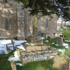 Churchyard cross in St Bartholomew's churchyard