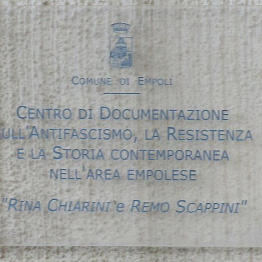 Biblioteca del Centro di documentazione sull'Antifascismo, la Resistenza e la storia contemporanea nell'area empolese "Rina Chiarini e Remo Scappini"