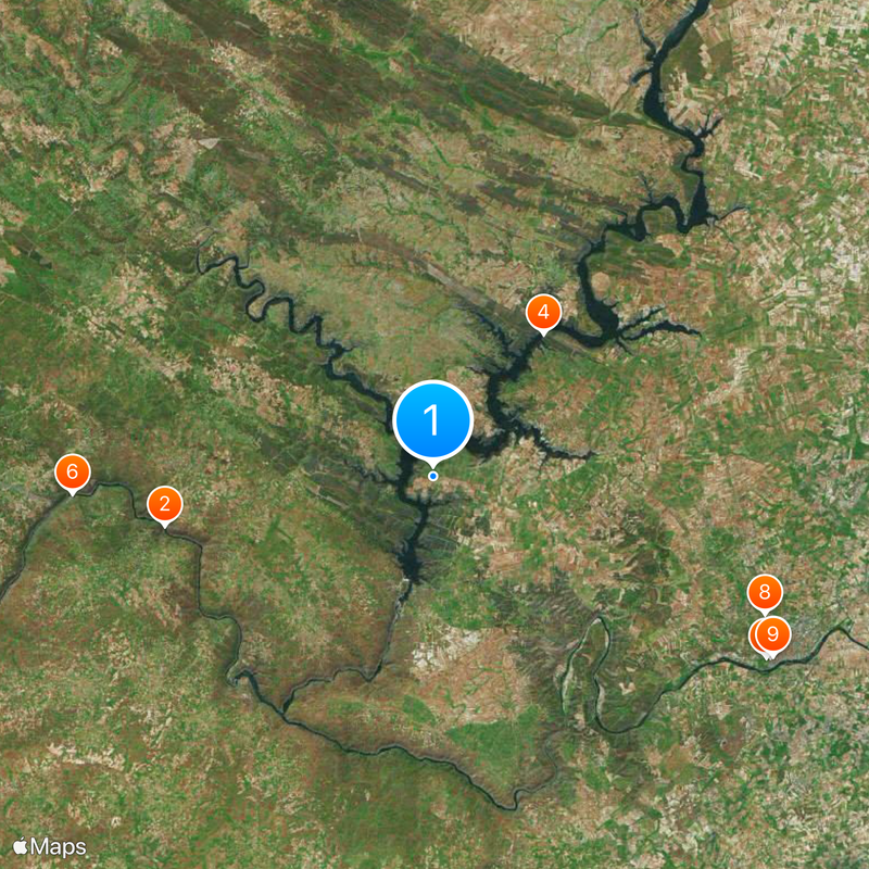 San Pedro de la Nave Map