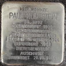 Stolperstein en memoria de Paul Wolfstein