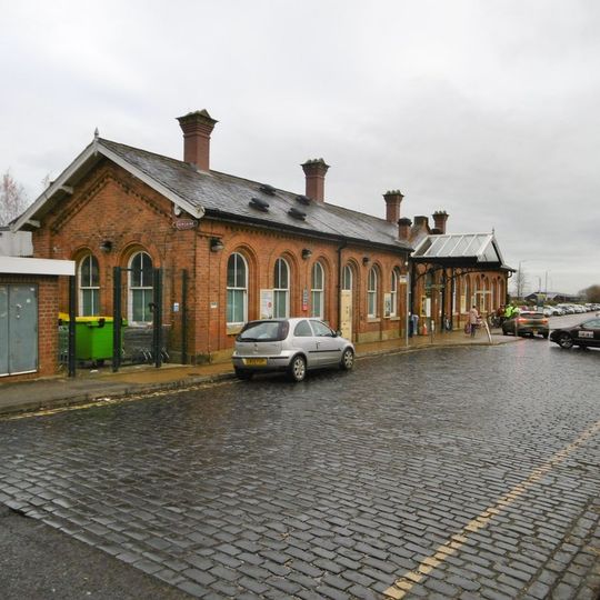 Ormskirk Railway Station, Booking Office Etc On East Side Of Track