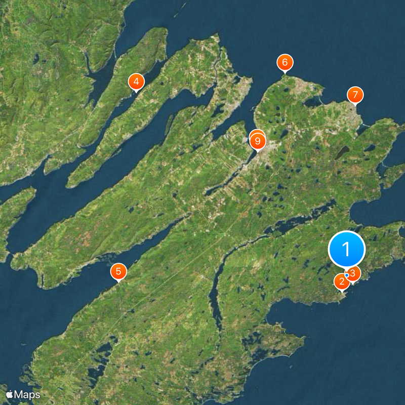 Louisbourg Map
