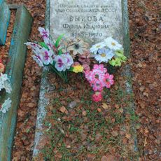 Могила Быковой Фёклы Ивановны (1880−1970), сказительницы (Выгостров)