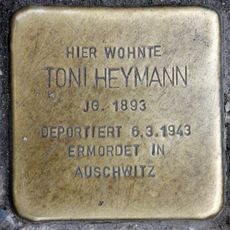 Stolperstein für Toni Heymann