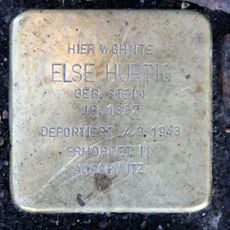 Stolperstein en memoria de Else Hurtig