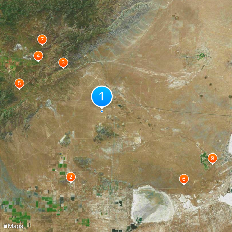 Mojave Map