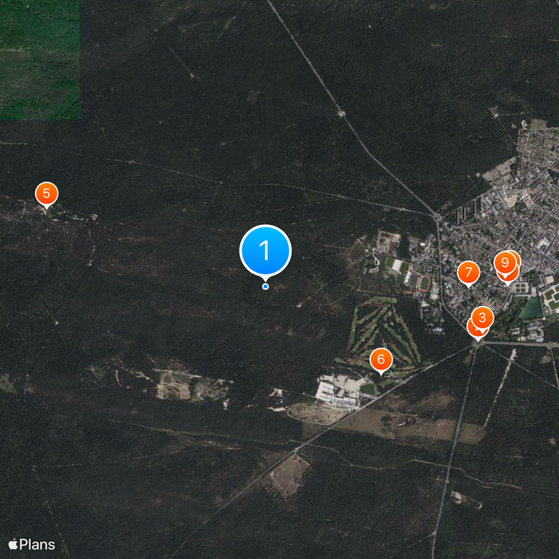 Forest of Fontainebleau Map