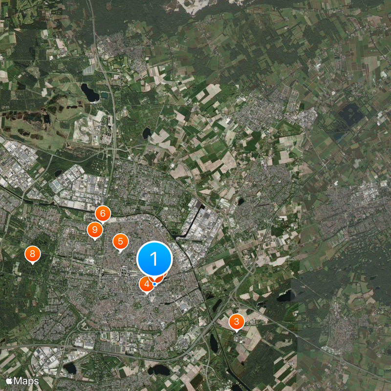 Tilburg Mapa