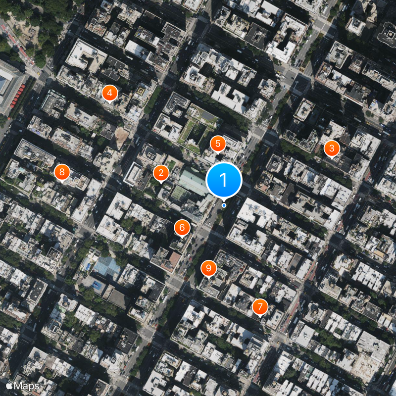 Park Avenue Map