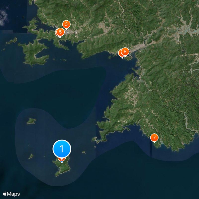 Okinoshima Map
