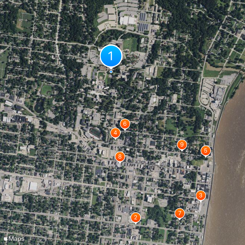 Southeast Missouri State University Map