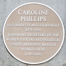 Commemorative plaque to Caroline Phillips