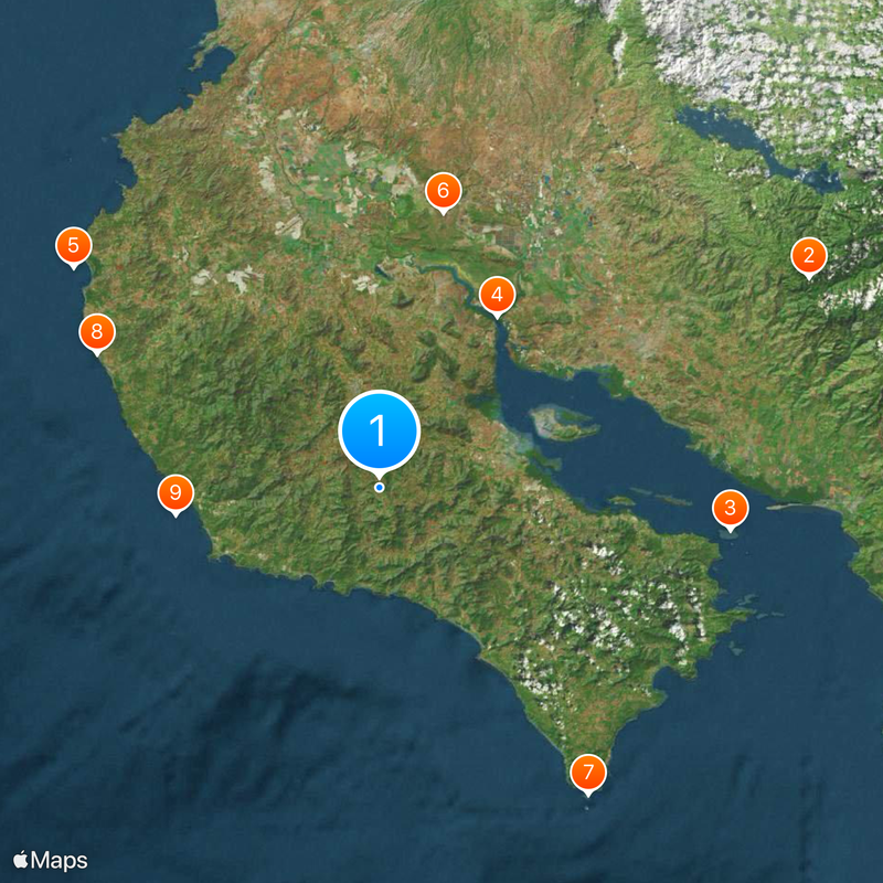 Nicoya Peninsula Map